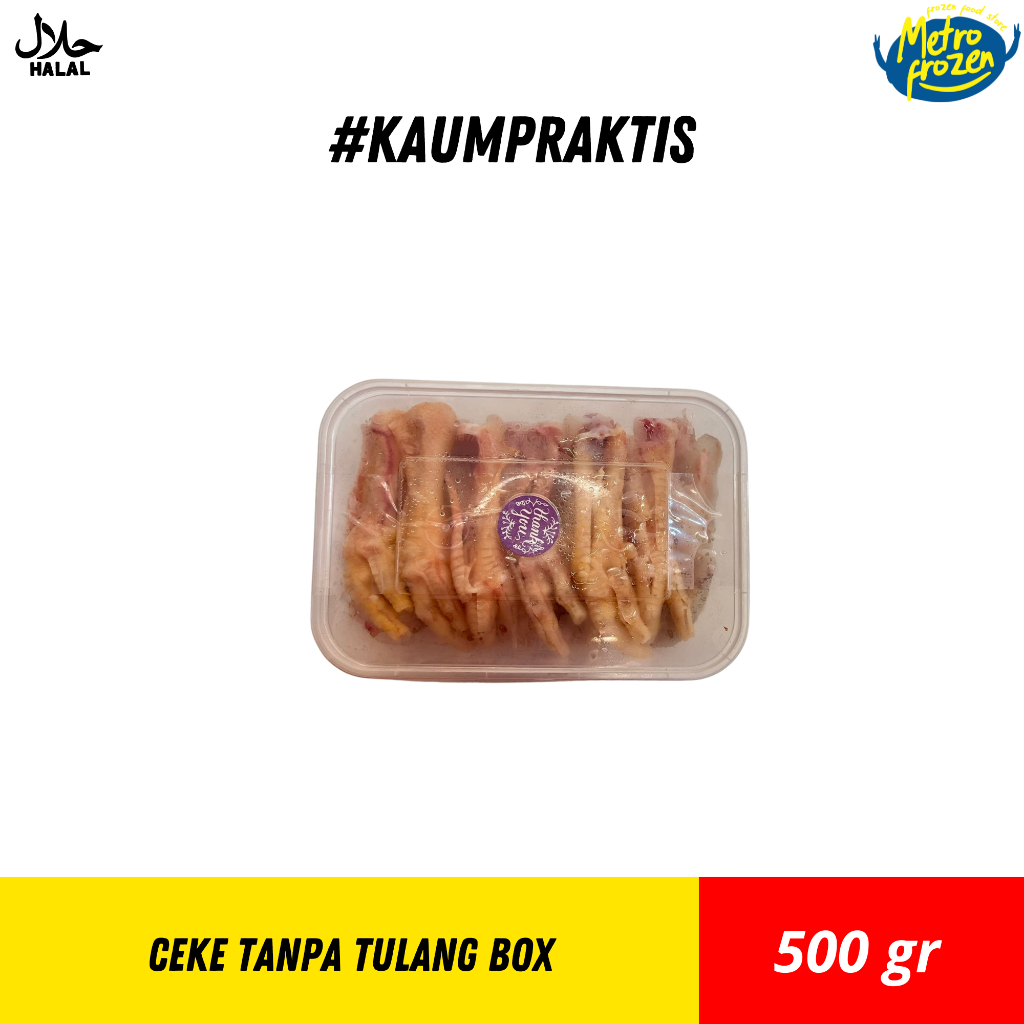 

Ceker Tanpa Tulang 500gr// Ceker tanpa tulang instan Banjarmasin