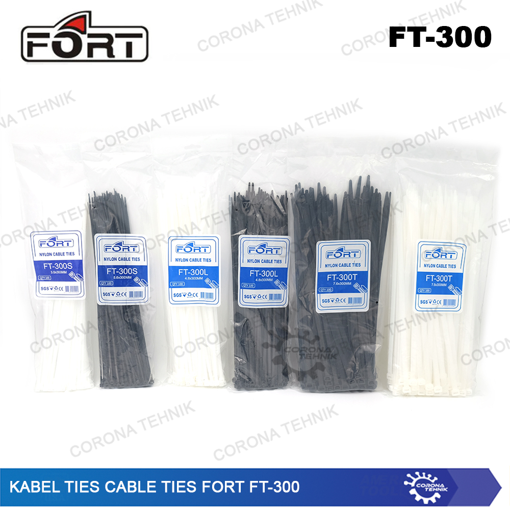

Panjang 30 - 55 CM Kabel Ties Cable Ties FORT RB9