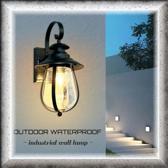 Lampu hias dinding taman anti air hujan OUTDOOR WATERPROOF garden modern minimalis elegan lighting l