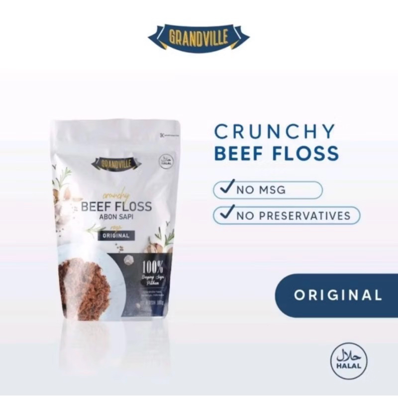 

Grandville Abon Sapi & Ayam Crunchy Original