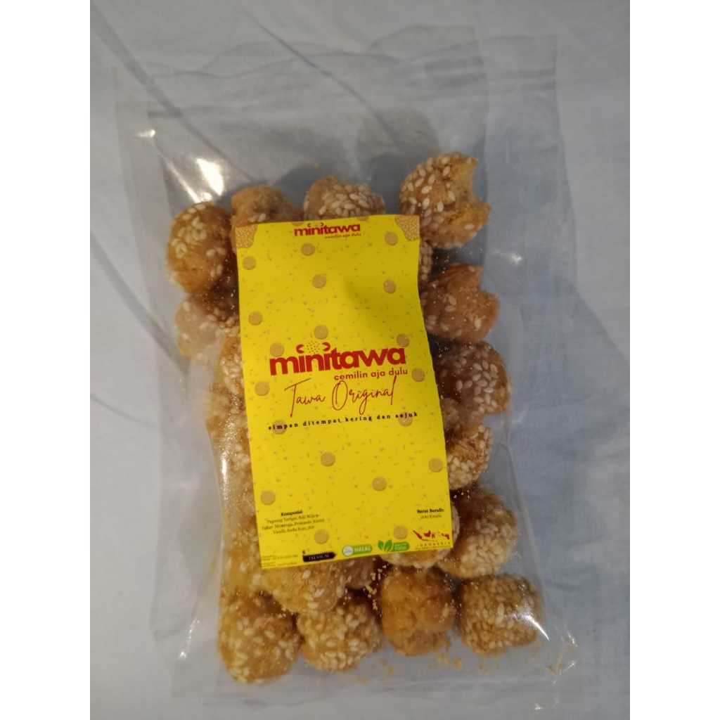 

Minitawa Original 500gr / kue ketawa khas medan/ kue ketawa mini/ kue ketawa wijen