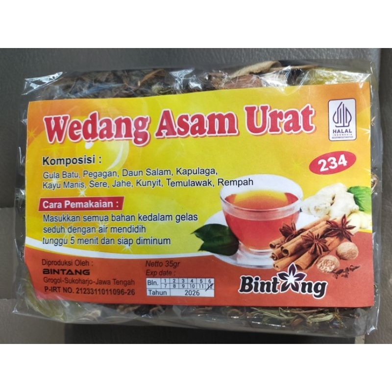 

Wedang Asam Urat komplit dgn gula batu khas kota solo
