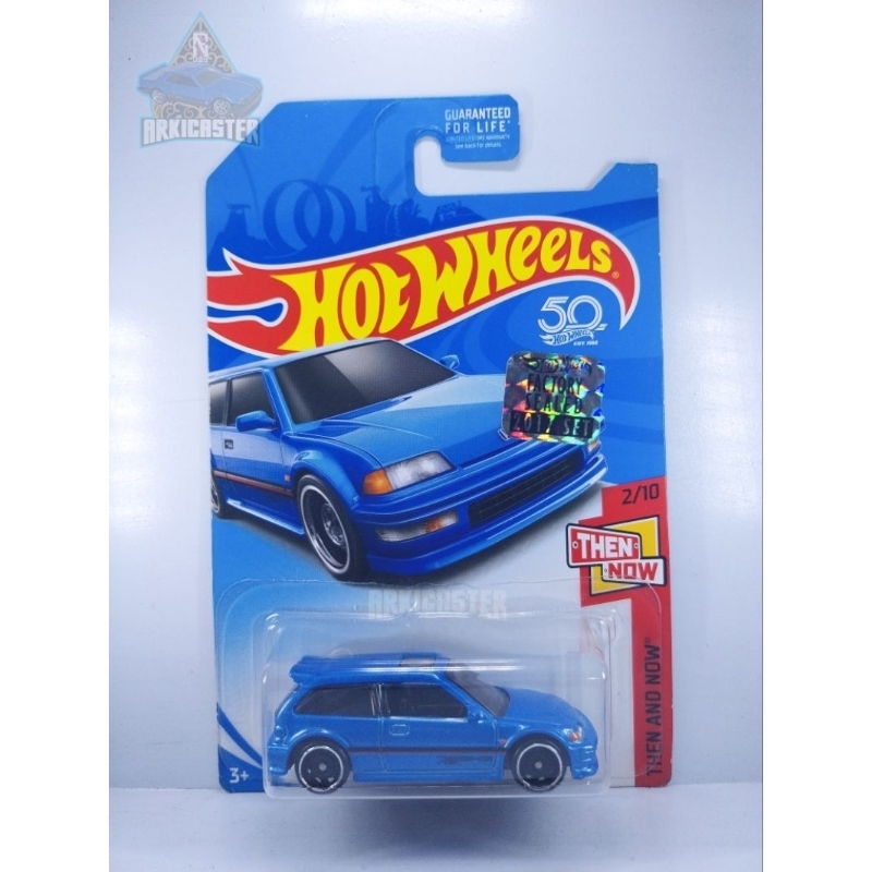 Hot Wheels 90 Honda Civic EF Exclusive Color Blue Kmart Factory Sealed 2017 Biru