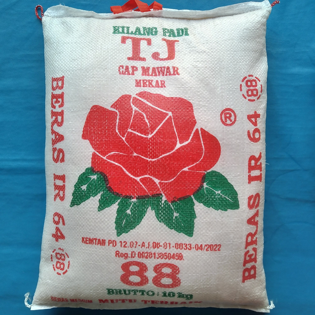 

BERAS TJ CAP MAWAR MEKAR 88 10KG JAMIN ENAK PULEN