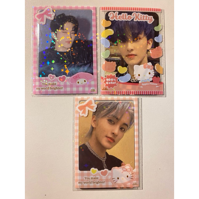 (red deskripsi )Photocard official mark NCT 127, SUPERM, NCT U & NCT DREAM