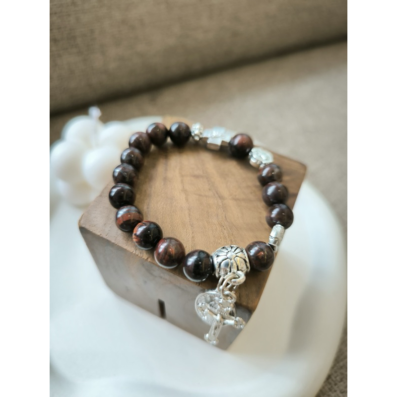 Gelang Rosario batu tigereye