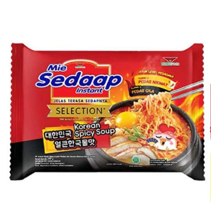 

Sedaap Mi Instan Rebus khas Korean Pedas 77 g