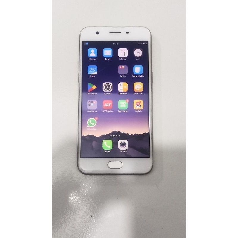 Hp Oppo a57 normal siap pakai jar 4g ram 3/32 layar 5,2 inchi wifi sinyal bagus mumer