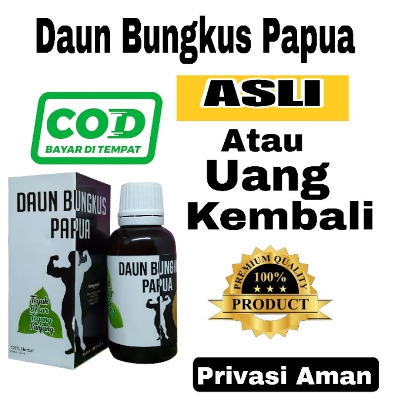 DAUN BUNGKUS PAPUA ASLI 100% ORIGINAL