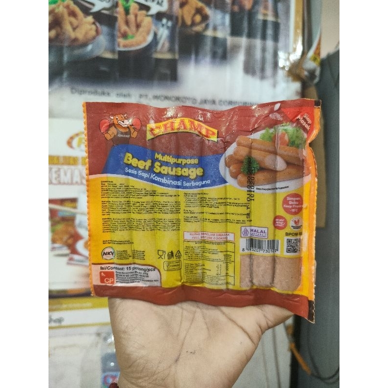 

Champ Sapi 375g isi 15