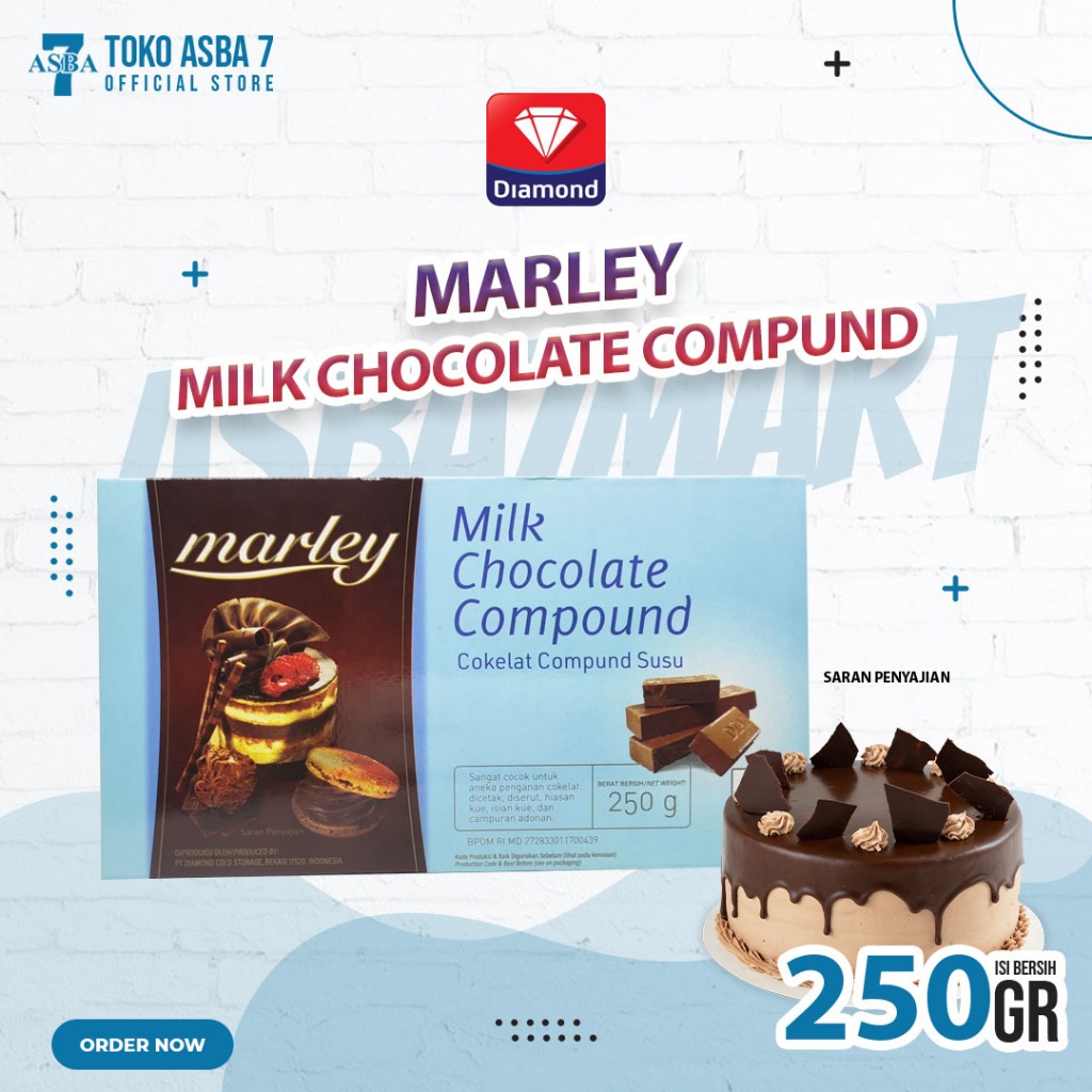 

DIAMOND MARLEY CHOCOLATE COMPOUND MILK 250 GR