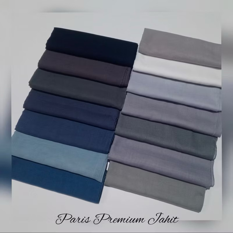 Paris Premium Jahit Khusus Warna PASTEL | Hijab Premium Khusus Warna Pastel