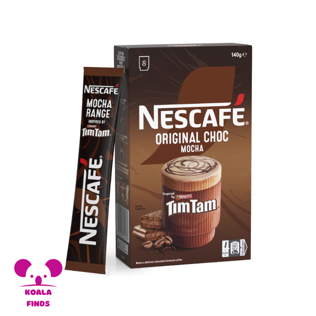 

Nescafe Tim Tam Original Choc Mocha Coffee Sachets 8 Pack - LIMITED STOCK
