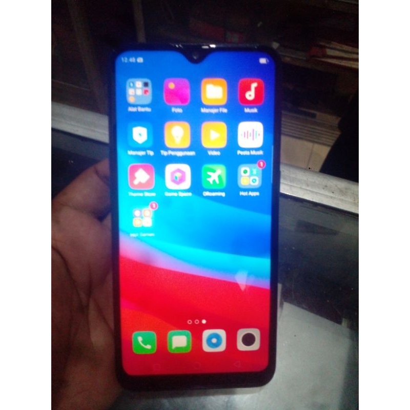 Jual mesin test hp oppo A5s minus lcd Garansi
