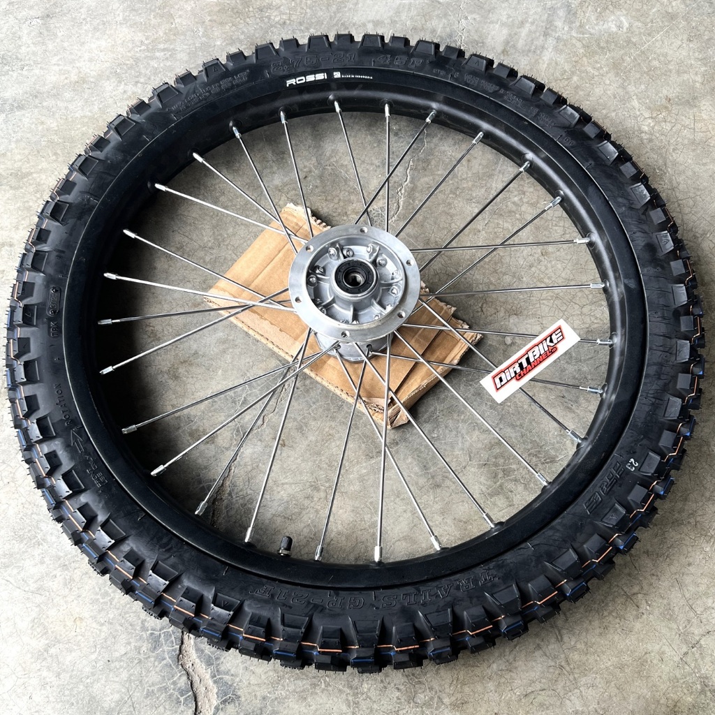 VELG SET & BAN IRC ORIGINAL DEPAN 21 Trail KLX 150 S L BF SM DTRACKER 150