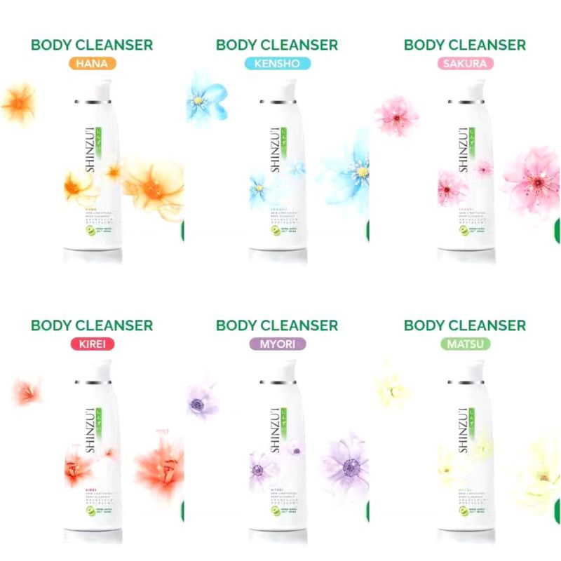 Shinzui Body Cleanser 225 ml / Sabun Mandi Botol Shinzui
