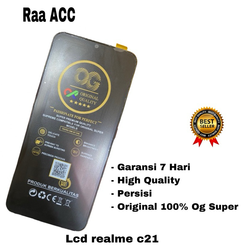 LCD + TOSCREEN ORIGINAL OG REALME C21