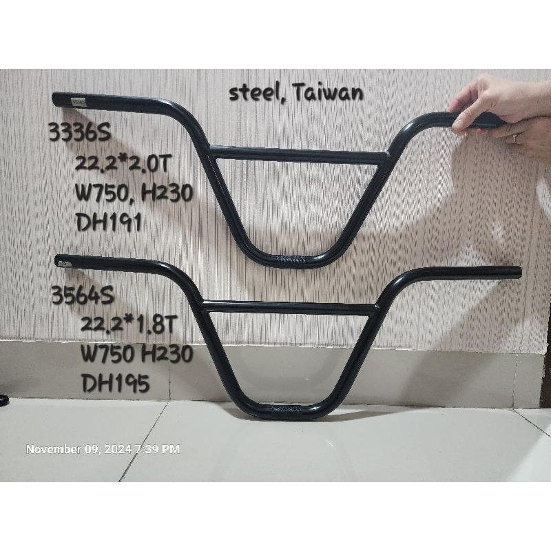 STANG HANDLEBAR BMX TAIWAN 3336 dan 3564