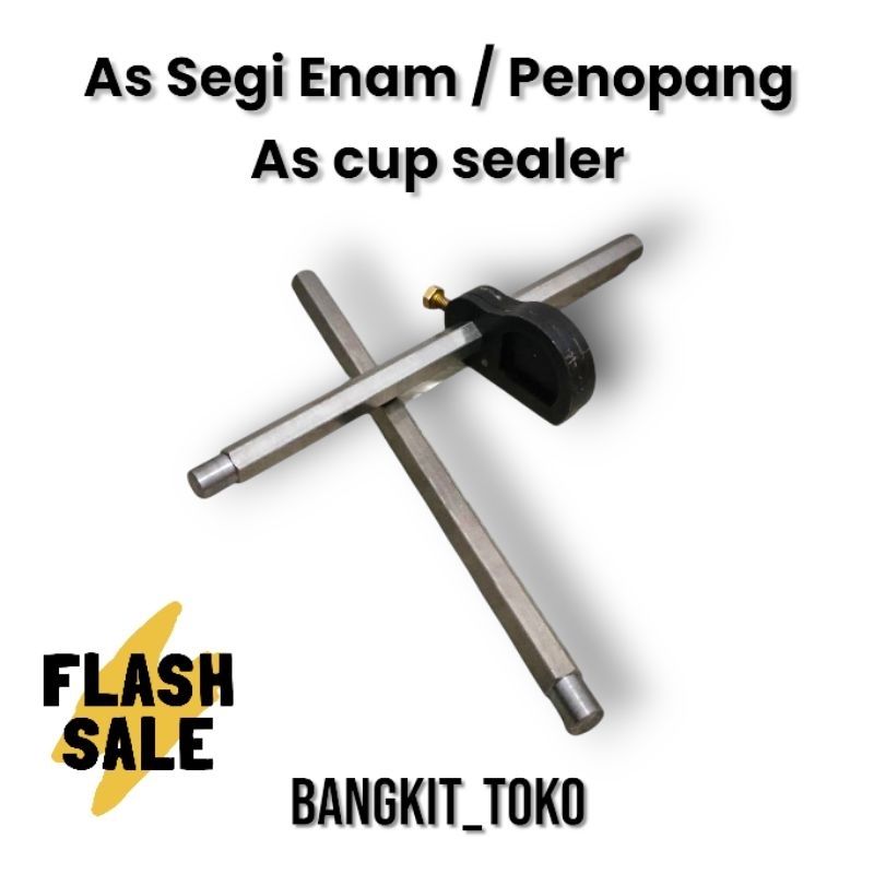 Sparepart Mesin Cup sealer As Segienam Penekan As Engkolan Berlaku untuk Semua Mesin cup sealer