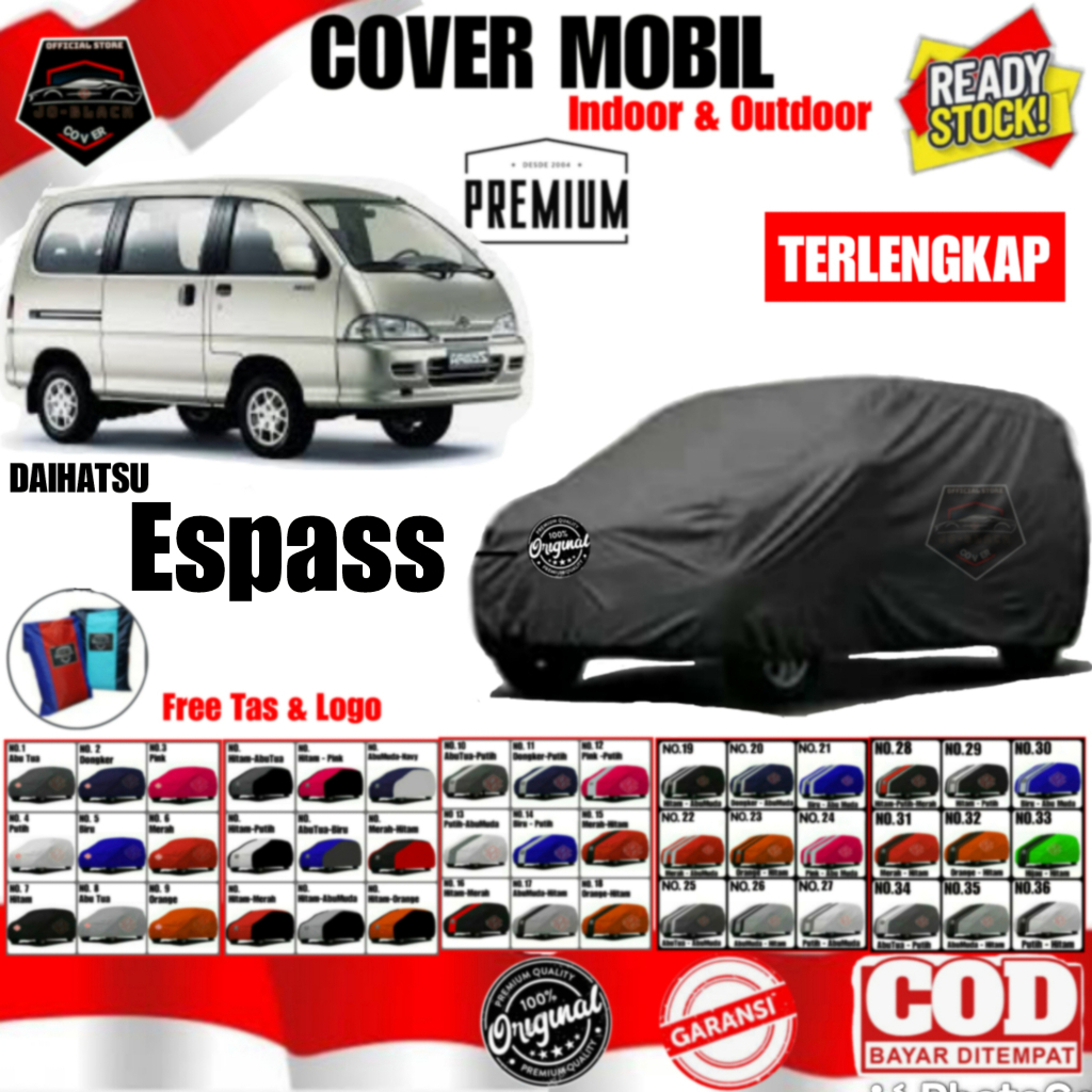 Cover Mobil Daihatsu Espass, Cover Mobil Espass, Sarung Espass, Bahan Polyester Waterproof Great A
