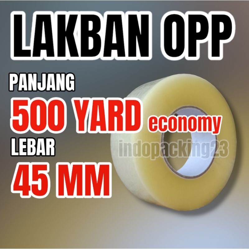 

LAKBAN 500Y ECO - 45MM/ LAKBAN JUMBO 500 Y ECO - 45 MM/ LAKBAN MURAH / ISOLASI
