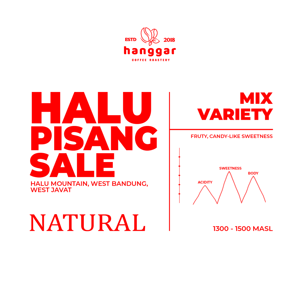 

HALU Banana Premium Arabica Coffee - Hanggar Roastery