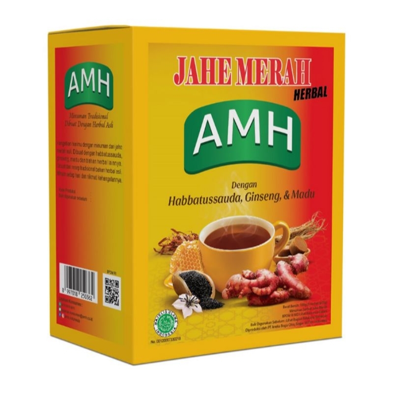 

AMH Jahe Merah Super 1 box isi 5 sachet @20 gram