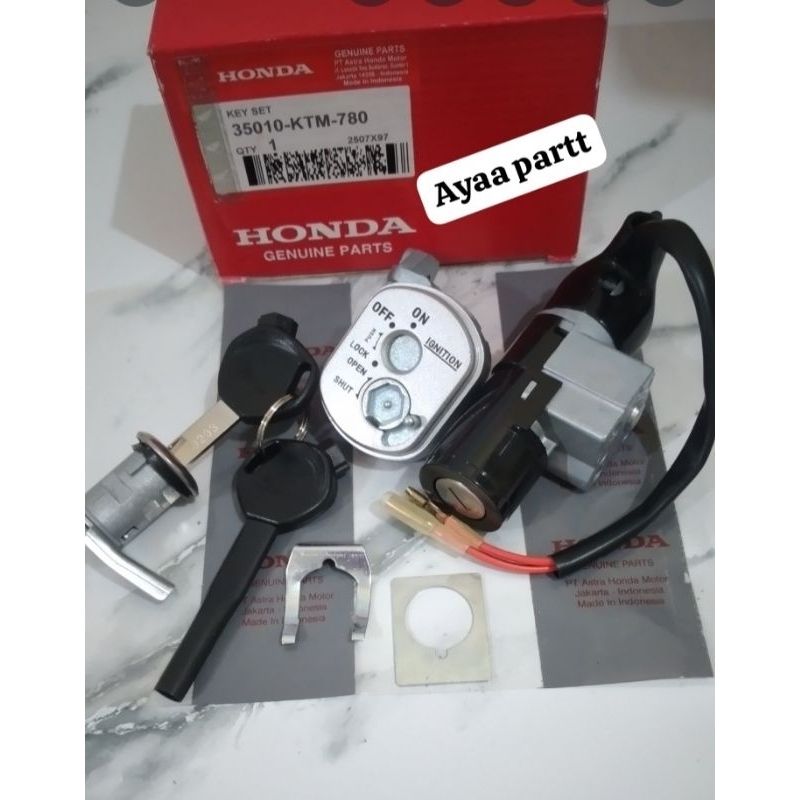 Kunci Kontak Assy Supra x125 Karbu Kunci Kontak Supra X125 Batman Kode KTM