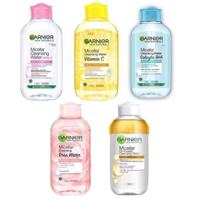 garnier micellar water 125ml - garnier micellar cleansing water