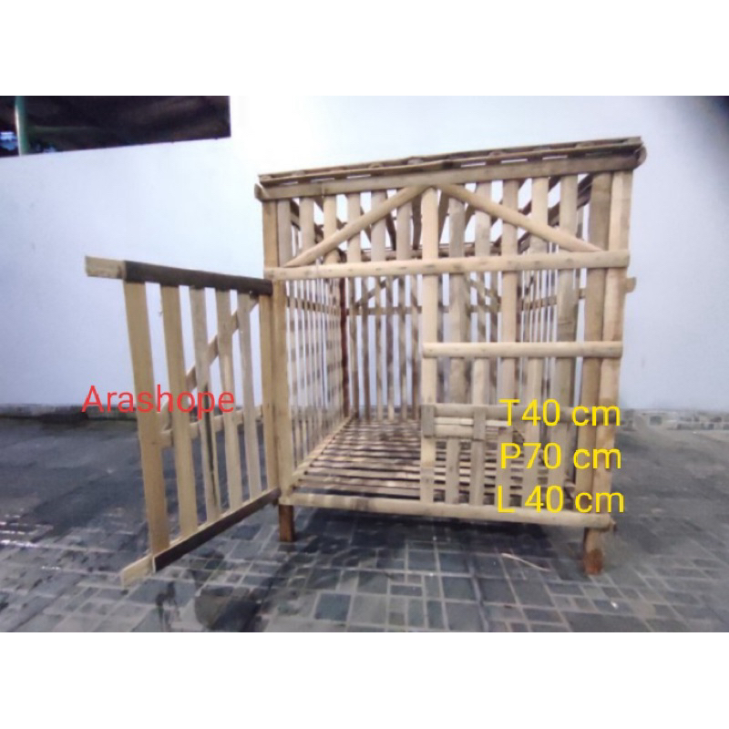 kandang ayam rakitan/ayam/unggas/kandang burung dara/kandang bambu