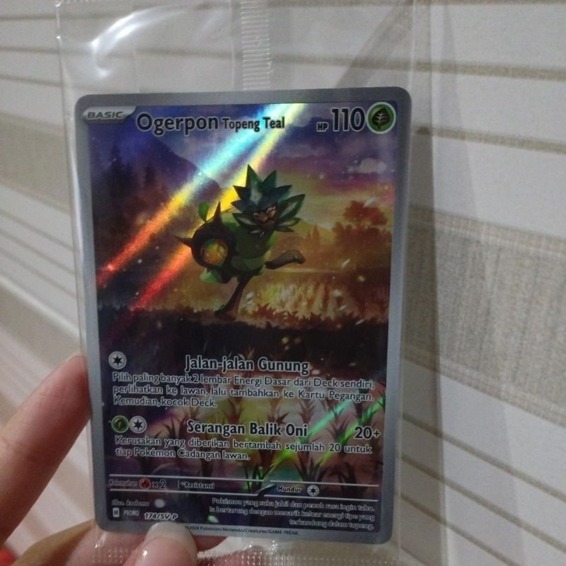 Kartu Pokemon Ogerpon Topeng Teal
