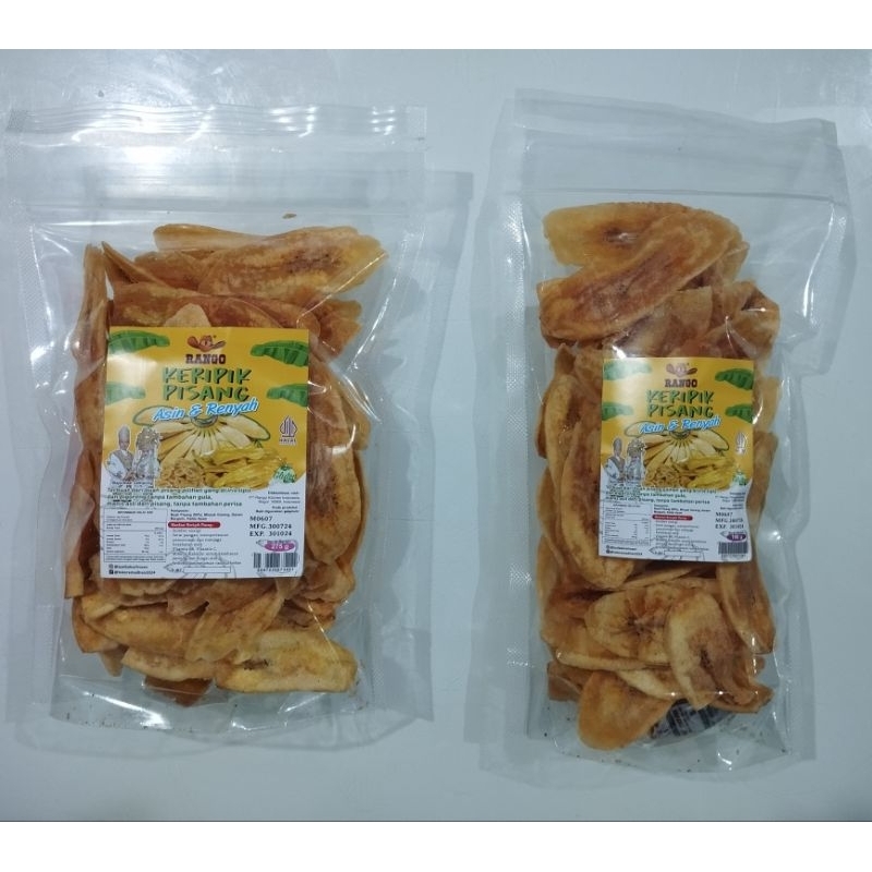 

Keripik pisang asin 150 gram