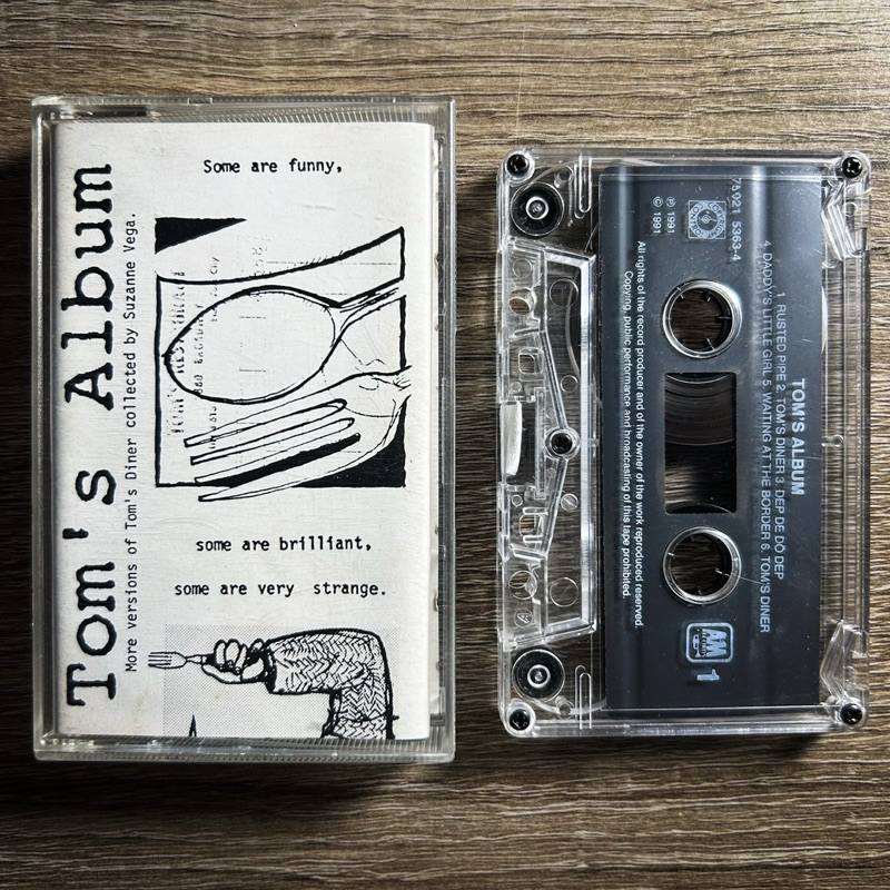 KASET VARIOUS ARTIST - TOM'S ALBUM (MORE VERSIONS OF TOM'S DINER COLLECTED BY SUZANNE VEGA)