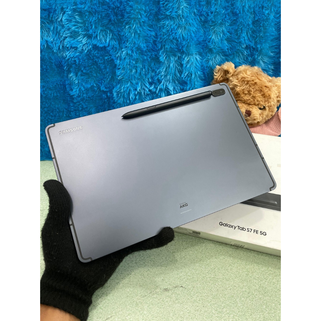 Tablet Samsung Galaxy Tab S7 FE 6/128 Wifi & Cellular Second Bekas Fullset