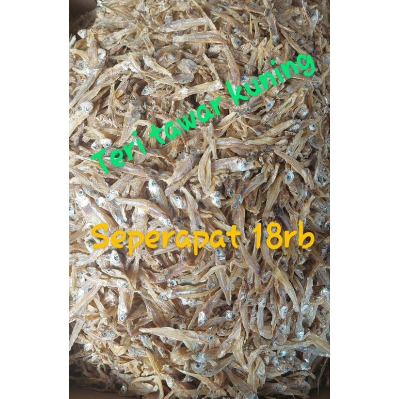 

teri tawar kuning seperapat 18rb