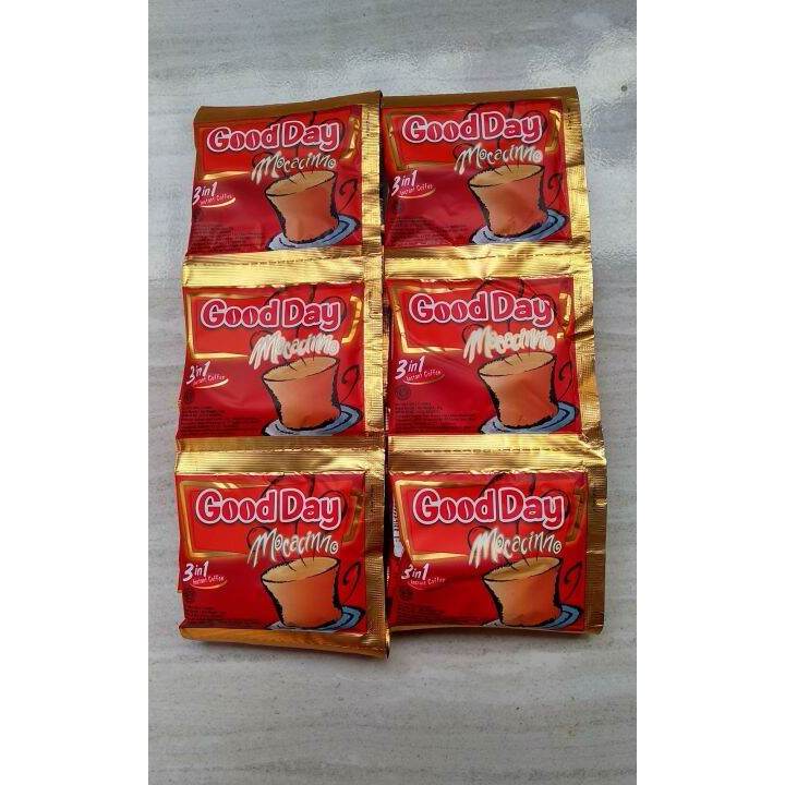 

Kopi Good Day Mocacinno 3in1 Sachet Renceng 10 Sachet/10Pcs