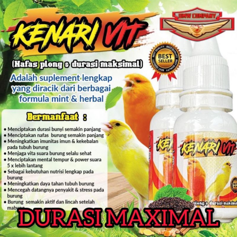 Suplemen Kenari VIT Vitamin Burung Kenari/Vitamin Burung/Suplemen Burung/Vitamin