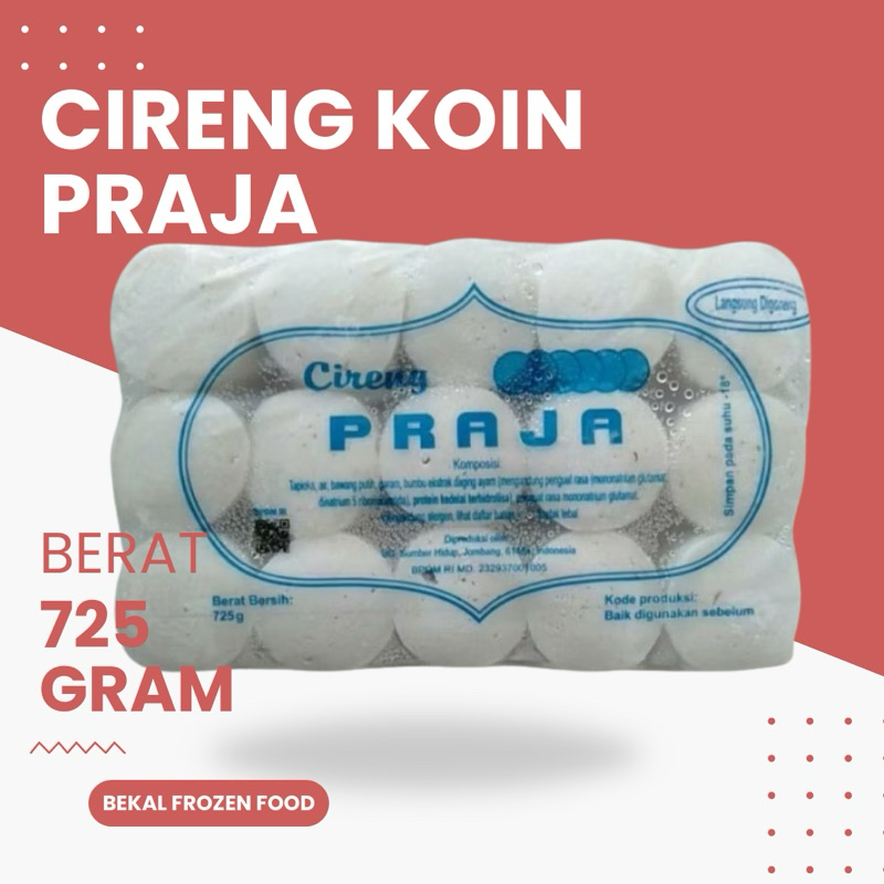 

Cireng Koin Praja 725gr