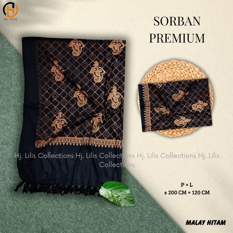 RB Sorban Laki laki Premium Sorban Kashmiri Original Tebal Sorban Arab Sorban Palestina Sorban Putih