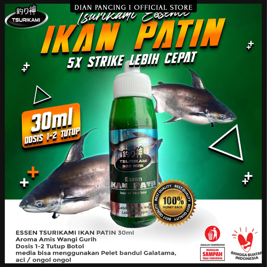 Essen Ikan Tsurikami Spesial Buat Umpan Pancing Ikan Patin