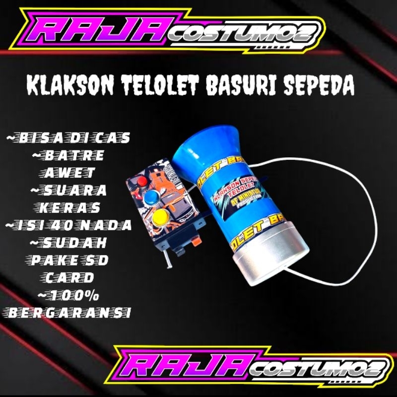 KLAKSON TELOLET BASURI SEPEDA / BASURI SEPEDA ANAK/ TELOLET BASURI SEPEDA / TLOLET BASURI SEPEDA LIS