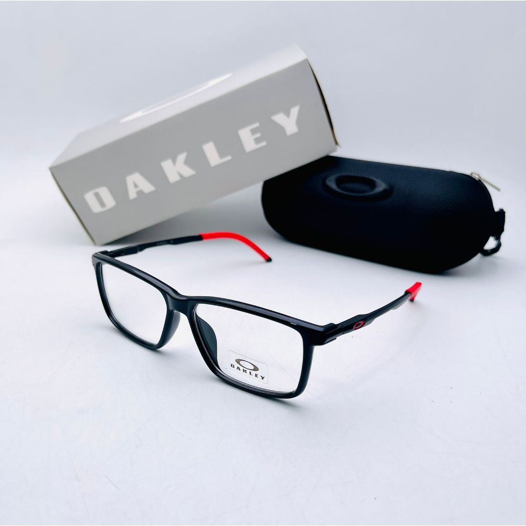 FASHION NEW KACAMATA FREM OAKLEY CONDUCTOR 0,3 1811 FRAME HITAM MERAH ELEGANT