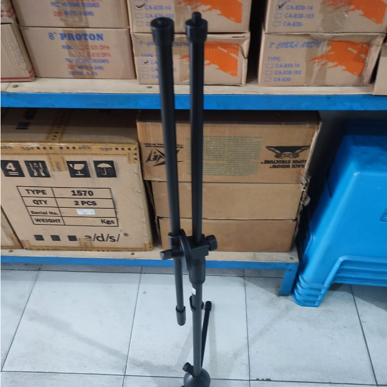 Stand Mic / Stand Microphone + Mic Holder / Stand Mic Lantai Tripod Condenser Crimson CR-103