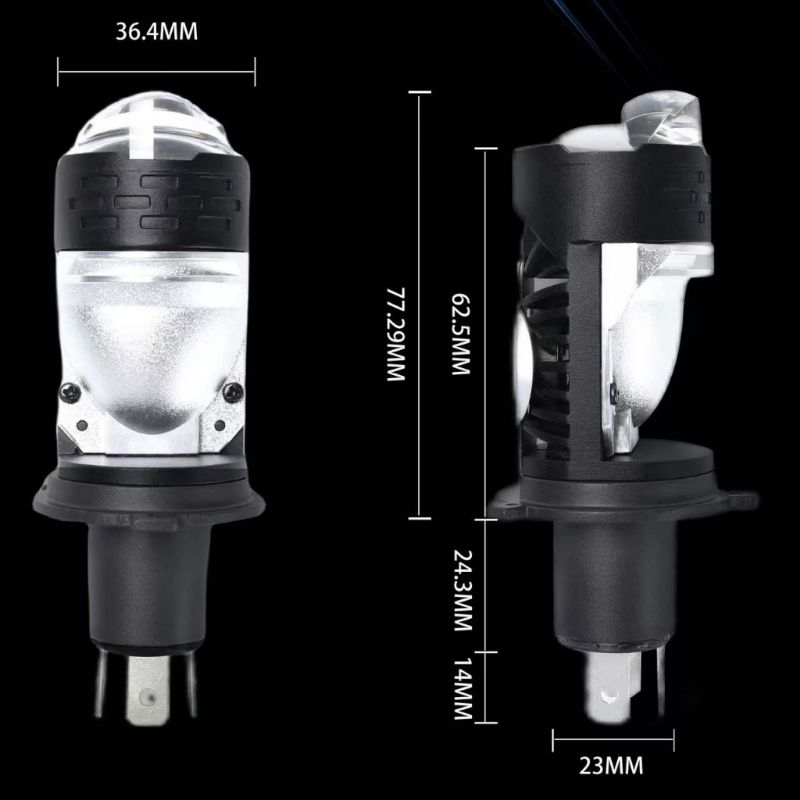 mini proji biled h4 double lens