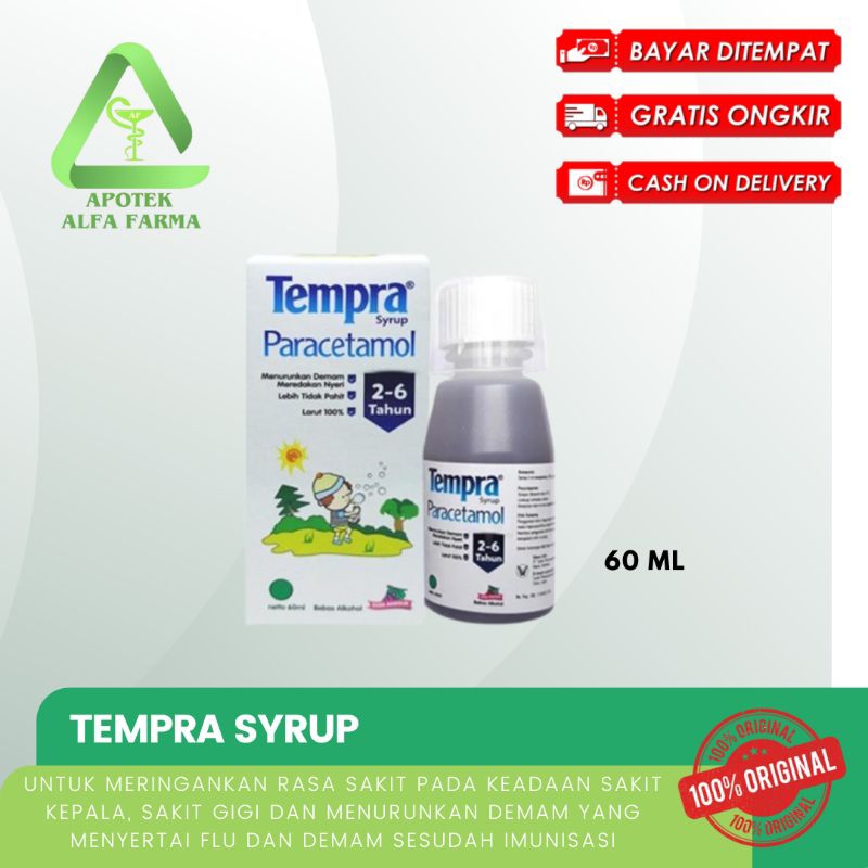 TEMPRA SYRUP 2-6 TAHUN