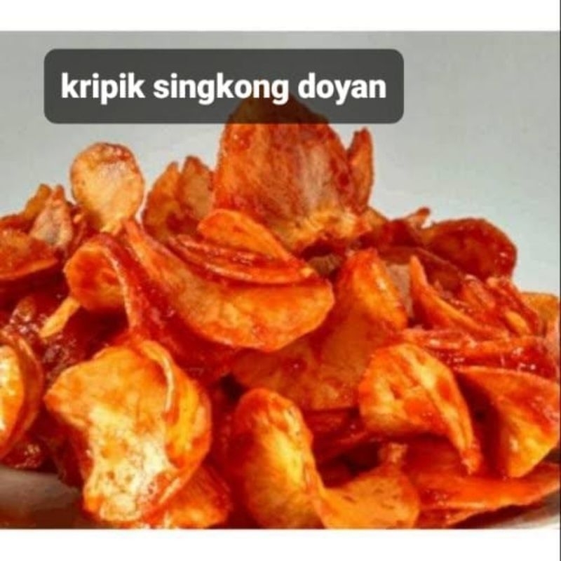 

Kripik Singkong sambal balado kemasan 250gram