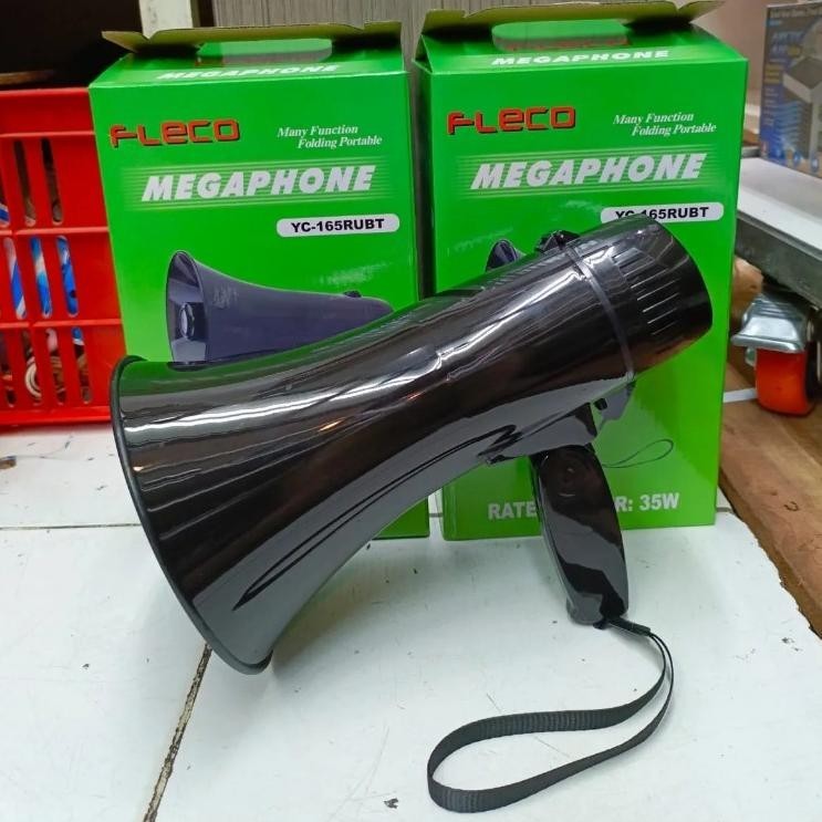 Megaphone Jumbo Fleco Multifungsi MODEL TERBARU (FLECO YC-165 RUBT