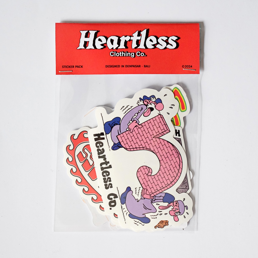 

HEARTLESS STICKER PACK 24