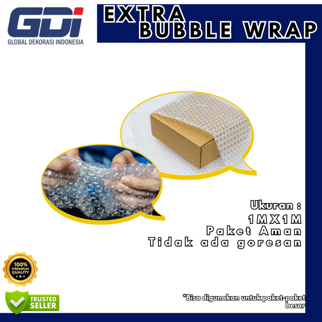 

EXTRA PACKING 2M DAN BUBBLE KARDUS