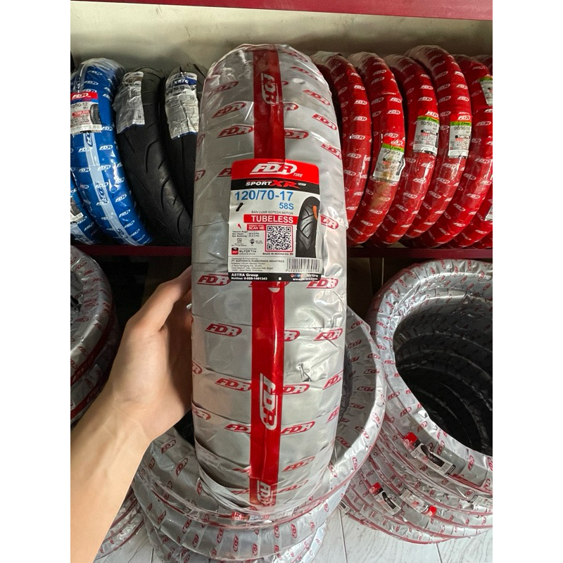 BAN FDR 120/70-17 TUBELESS SPORT XR EVO